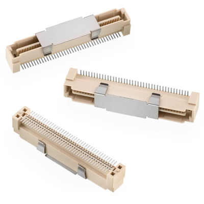 Wurth Elektronik WR-BTB Series Vertical PCB Header, 80 Contact(s), 0.8mm Pitch, 1 Row(s)
