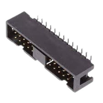 Amphenol ICC Quickie Series Surface Mount PCB Header, 14 Contact(s), 2.54mm Pitch, 2 Row(s)