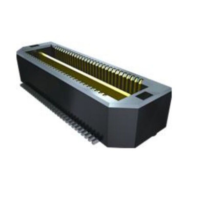 Samtec QTH Series Surface Mount PCB Header, 120 Contact(s), 0.5mm Pitch, 2 Row(s), Shrouded
