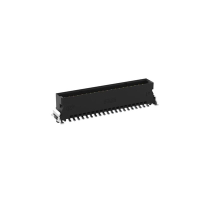 ERNI SMC Series Surface Mount PCB Header, 40 Contact(s), 1.27mm Pitch, 2 Row(s), Shrouded