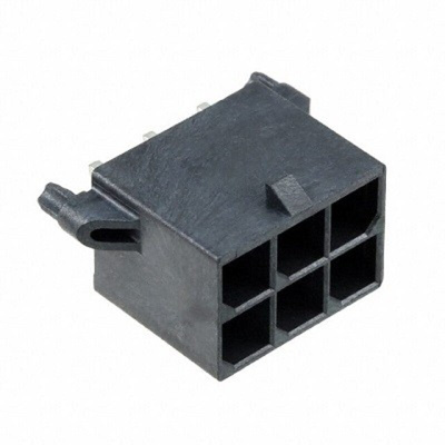 Molex 76829 Series PCB Header, 6 Contact(s), 5.7mm Pitch, 2 Row(s)
