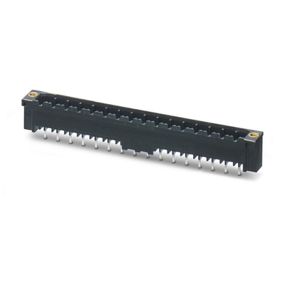 Phoenix Contact CCV Series Straight PCB Header, 14 Contact(s), 5mm Pitch, 1 Row(s)