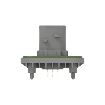 TE Connectivity 2-23774 Series Vertical Panel Mount PCB Header, 6 Contact(s), 6mm Pitch, 2 Row(s), Shrouded