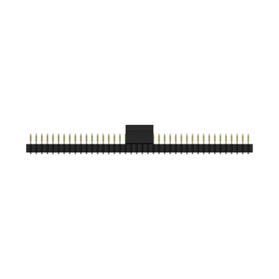TE Connectivity 1MM-HU Series Vertical Board Mount PCB Header, 10 Contact(s), 1mm Pitch, 2 Row(s), Unshrouded