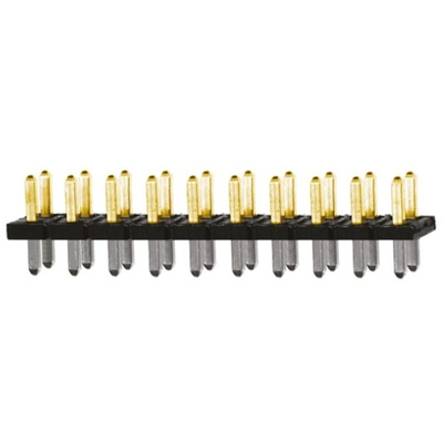 Samtec FTS Series Straight Surface Mount Pin Header, 20 Contact(s), 1.27mm Pitch, 2 Row(s), Unshrouded