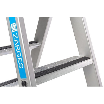 Zarges Aluminium 2 x 3 steps Step Ladder, 0.88m open length