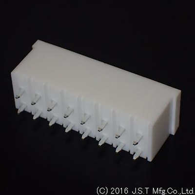 JST XL Series Top Entry Through Hole PCB Header, 16 Contact(s), 5.0mm Pitch, 2 Row(s), Shrouded