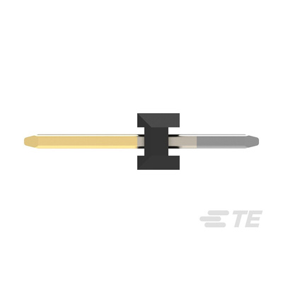 TE Connectivity AMPMODU Series Straight Through Hole Pin Header, 4 Contact(s), 2.0mm Pitch, 1 Row(s), Unshrouded
