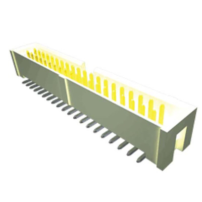 Samtec HTST Series Straight Surface Mount PCB Header, 8 Contact(s), 2.54mm Pitch, 2 Row(s), Shrouded
