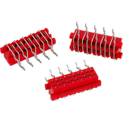 Wurth Elektronik WR-MM Series Right Angle PCB Header, 18 Contact(s), 2.54mm Pitch, 2 Row(s)