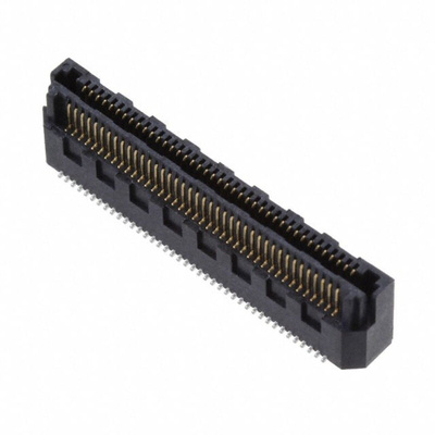 Samtec LSS Series Horizontal Surface Mount PCB Header, 80 Contact(s), 0.635mm Pitch, 2 Row(s), Shrouded