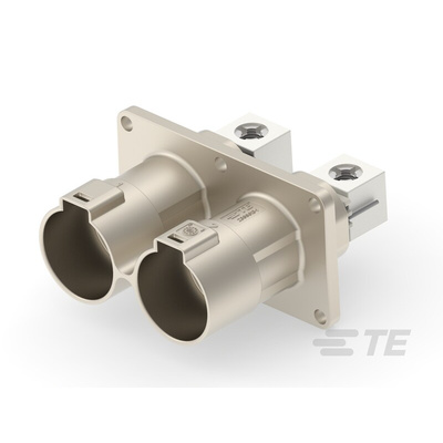 TE Connectivity PowerTube 1400 Series Straight Panel Mount PCB Connector, 2 Contact(s), 47mm Pitch, 1 Row(s)