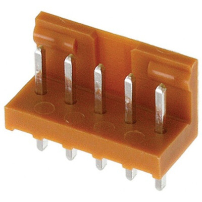 JAE IL-G Series Straight Through Hole PCB Header, 5 Contact(s), 2.5mm Pitch, 1 Row(s), Shrouded