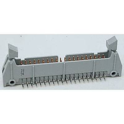 3M 3000 Series Right Angle Through Hole PCB Header, 40 Contact(s), 2.54mm Pitch, 2 Row(s), Shrouded