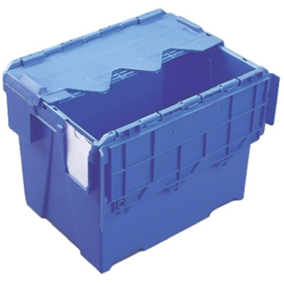 Schoeller Allibert 25L Blue PP Medium Folding Crate, 400mm x 300mm x 306mm