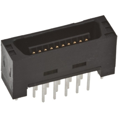 Hirose FX2 Series Straight Through Hole PCB Header, 68 Contact(s), 1.27mm Pitch, 2 Row(s), Shrouded
