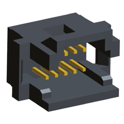 TE Connectivity AMPMODU System 50 Series Right Angle Through Hole PCB Header, 40 Contact(s), 1.27mm Pitch, 2 Row(s),