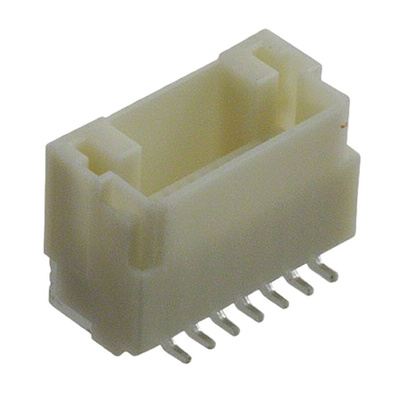JST NSH Series Straight Surface Mount PCB Header, 7 Contact(s), 1.0mm Pitch, 1 Row(s), Shrouded