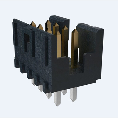 Amphenol Communications Solutions Minitek Series Straight Through Hole PCB Header, 8 Contact(s), 2.0mm Pitch, 2 Row(s),