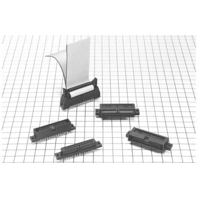 Hirose HIF6 Series Straight Through Hole PCB Header, 32 Contact(s), 1.27mm Pitch, 2 Row(s), Shrouded