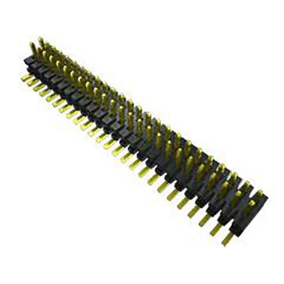 Samtec FTMH Series Straight Surface Mount Pin Header, 40 Contact(s), 1.0mm Pitch, 2 Row(s), Shrouded