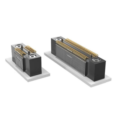 Samtec FSI Series Straight PCB Header, 20 Contact(s), 1.0mm Pitch, 2 Row(s), Shrouded