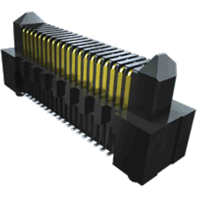 Samtec ERM8 Series Right Angle PCB Header, 100 Contact(s), 0.8mm Pitch, 2 Row(s), Shrouded