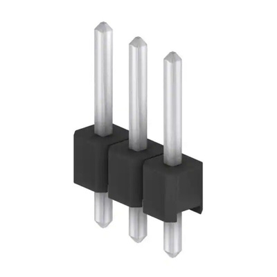Molex KK 254 Series Vertical Pin Header, 3 Contact(s), 2.54mm Pitch, 1 Row(s), Unshrouded