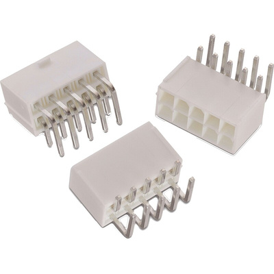 Wurth Elektronik WR-MPC4 Series Right Angle PCB Header, 14 Contact(s), 4.2mm Pitch, 2 Row(s)