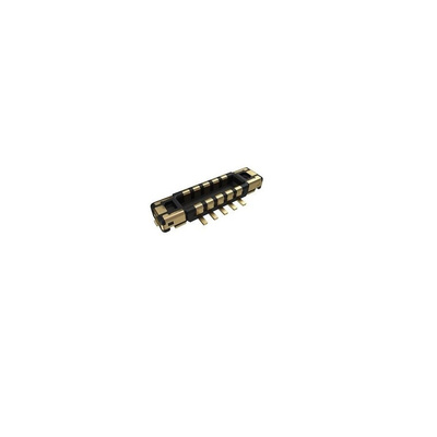 Amphenol ICC 101 Series Vertical Surface Mount PCB Header, 10 Contact(s), 0.35mm Pitch, 2 Row(s), Shrouded