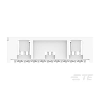 TE Connectivity MICRO CT Series Straight Board Mount PCB Header, 16 Contact(s), 1.2mm Pitch, 1 Row(s)