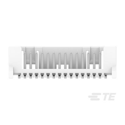 TE Connectivity MICRO CT Series Straight Board Mount PCB Header, 16 Contact(s), 1.2mm Pitch, 1 Row(s)