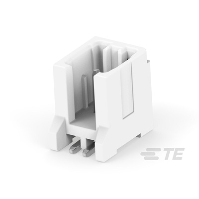 TE Connectivity MICRO CT Series Straight Board Mount PCB Header, 2 Contact(s), 1.2mm Pitch, 1 Row(s)