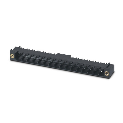 Phoenix Contact CC Series Straight PCB Header, 14 Contact(s), 5.08mm Pitch, 1 Row(s)
