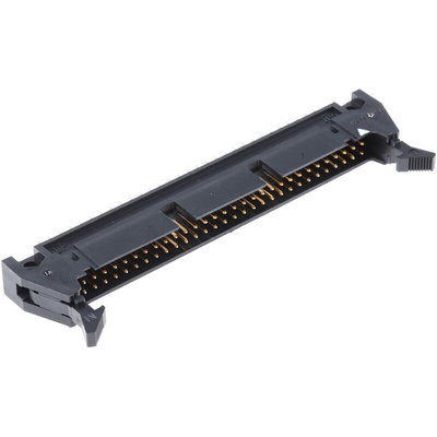 Hirose HIF3B Series Straight Through Hole PCB Header, 60 Contact(s), 2.54mm Pitch, 2 Row(s), Shrouded