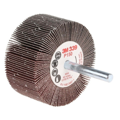 3M Aluminium Oxide Flap Wheel, 60mm Diameter, P150 Grit
