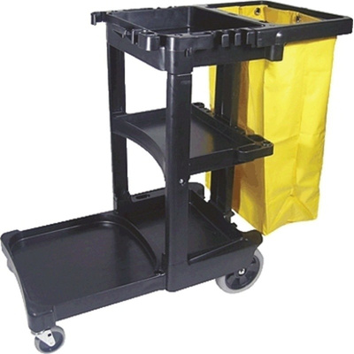 Rubbermaid Commercial Products 3 Shelf PP Trolley Cart