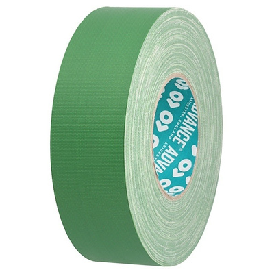 Advance Tapes AT160 Matt Green Cloth Tape, 50mm x 50m, 0.33mm Thick