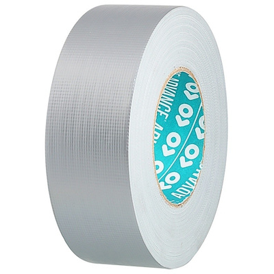 Advance Tapes Silver Gloss Duct Tape, 50m x 50mm