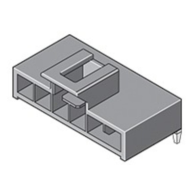 Molex Nano-Fit Series Right Angle Through Hole PCB Header, 2 Contact(s), 2.5mm Pitch, 1 Row(s), Shrouded