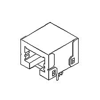 Molex 85505 Series Female RJ45 Connector, Through Hole, Cat5e