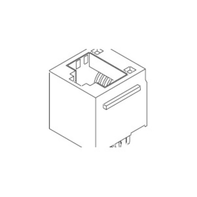 Molex 85507 Series Female RJ45 Connector, Through Hole, Cat5e