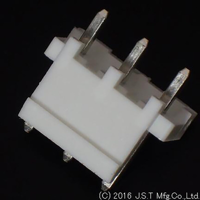JST NV Series Top Entry Through Hole PCB Header, 3 Contact(s), 5.0mm Pitch, 1 Row(s), Shrouded