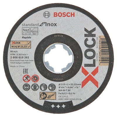 Bosch X-Lock x 2.5mm Thick, 1 in pack