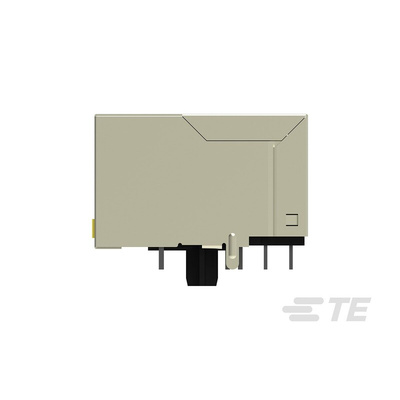 TE Connectivity 2337992 Series Female RJ45 Connector, Through Hole, Cat5e, Nickel Plated Brass Shield