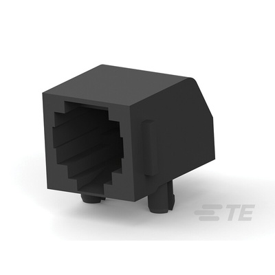 TE Connectivity 5555077 Series Female RJ25 Connector, Surface Mount, Cat3