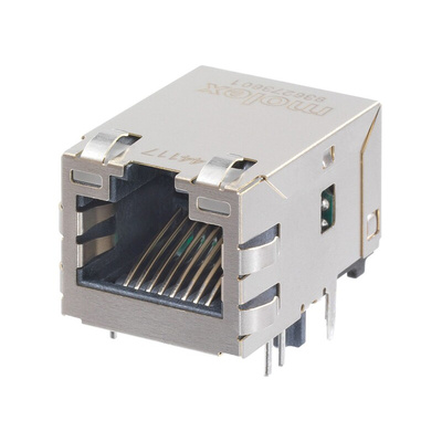 Molex 93627 Series Female RJ45 Connector, Panel Mount