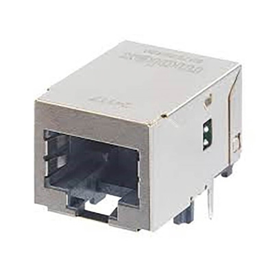 Molex 93753 Series Female RJ45 Connector, Panel Mount