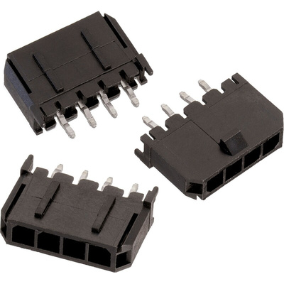 Wurth Elektronik WR-MPC3 Series Vertical PCB Header, 10 Contact(s), 3.0mm Pitch, 1 Row(s), Shrouded