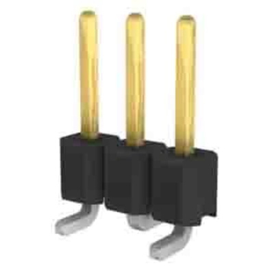 Molex 87898 Series Vertical PCB Header, 3 Contact(s), 2.54mm Pitch, 1 Row(s), Shrouded